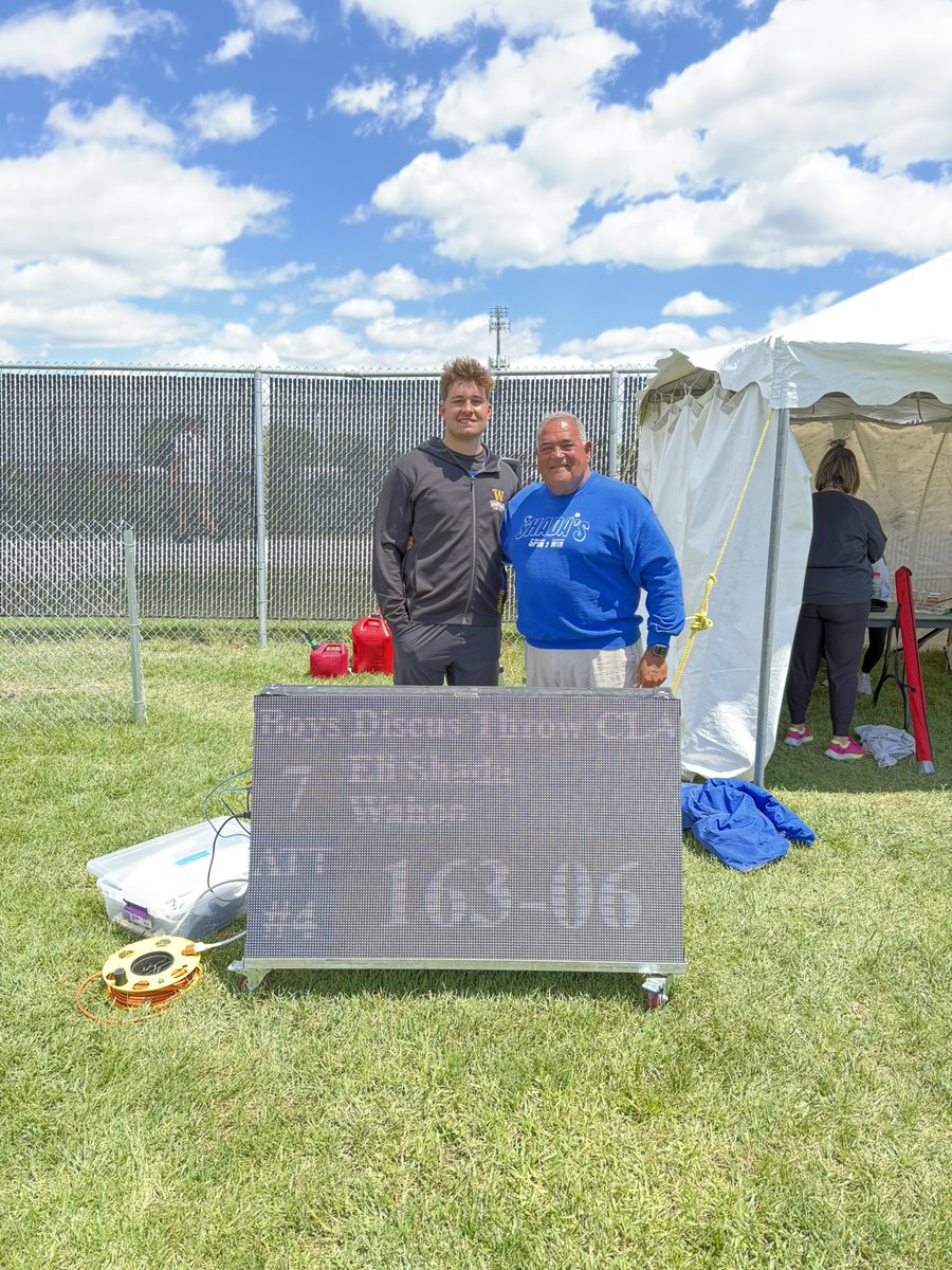 WahooTrack's tweet image. Congratulations to Eli Shada for placing 7th in the Boys Discus! @wahoopublic