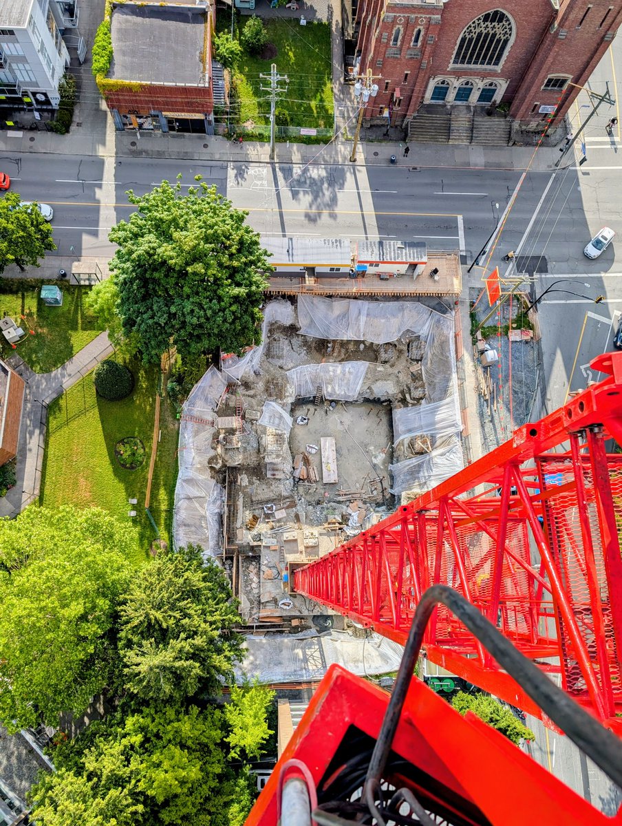 Not your average corner office view 👀

200 feet up, overlooking the progress of something big.

Concrete, coordination, and a whole lotta courage!