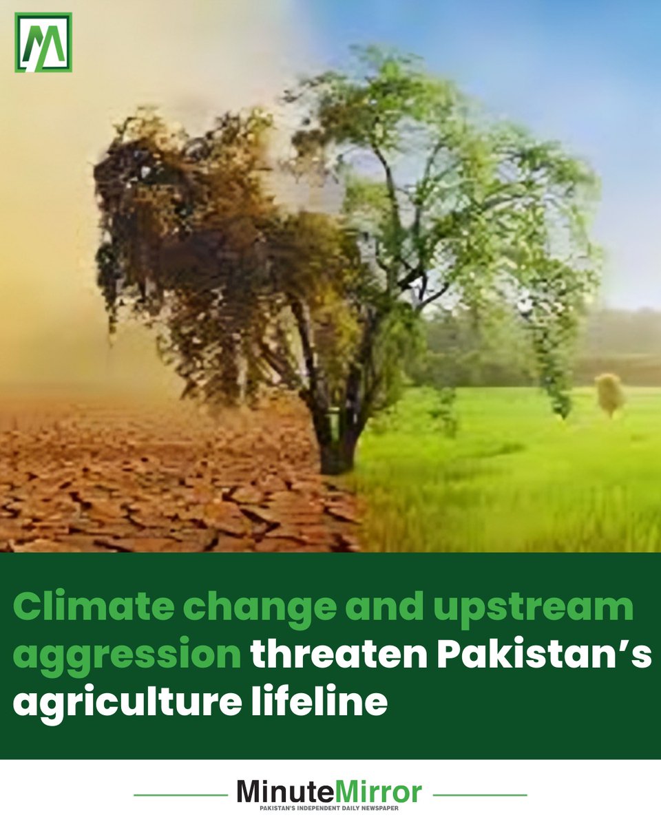 Senator Sherry Rehman has raised serious concerns over #Pakistan’s growing water insecurity, urging urgent action in response to climate threats, and #India’s suspension of the Indus Waters Treaty  <a href="/minutemirror_pk/">Minute Mirror</a> 
minutemirror.com.pk/climate-change…