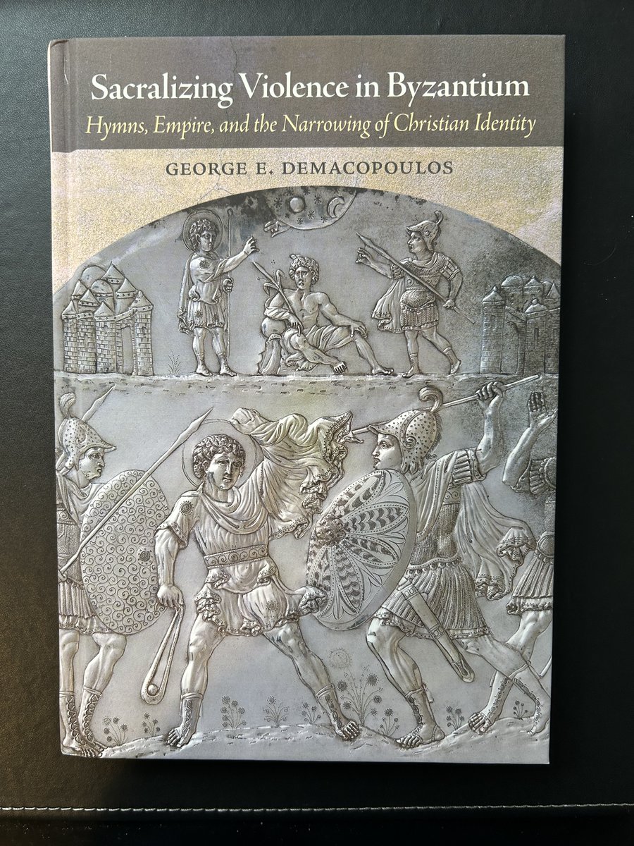 GDemacopoulos's tweet image. My newest book is a study of the way that Byzantine hymns engaged themes of violence and how that engagement shifted over time, especially after the reign of Heraklion in the early seventh century.