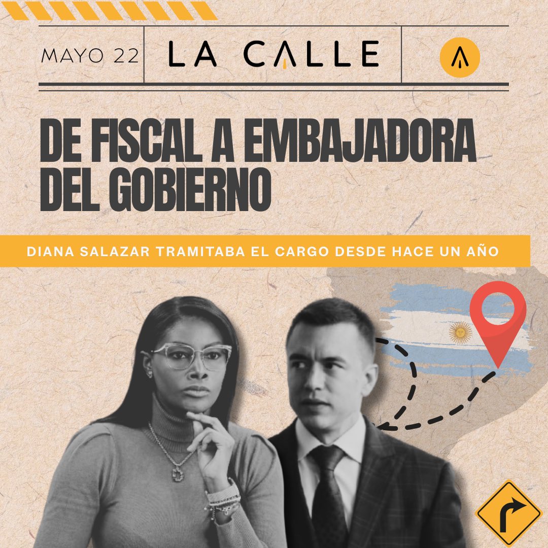 radiolacalle's tweet photo. ¿El nuevo cargo de la exfiscal Diana Salazar ya estaba premeditado? 🤔
No tardó nada en unirse al gobierno de Daniel Noboa tras su renuncia, dejando varios casos congelados y en el olvido (Petronoboa, barcazas, Olón) #Noticalle #NoticiasEC.
Aquí te contamos más 👇🧵(1/2) https://t.co/0B4nL42pch