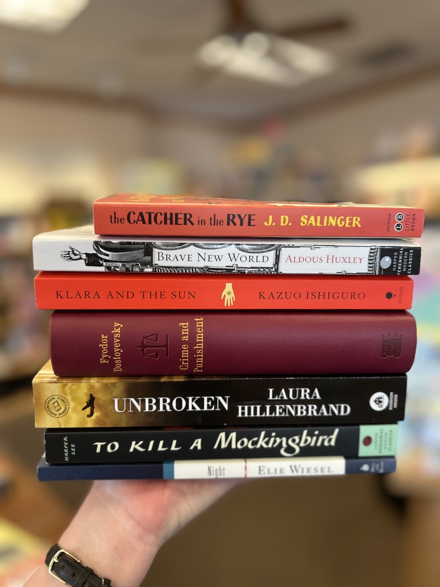 Summer reading has begun! We're happy to help you find all the books you need to read - these are just a few that we currently have in stock. Let us know what you're looking for and we will order it in time for your summer vacation.