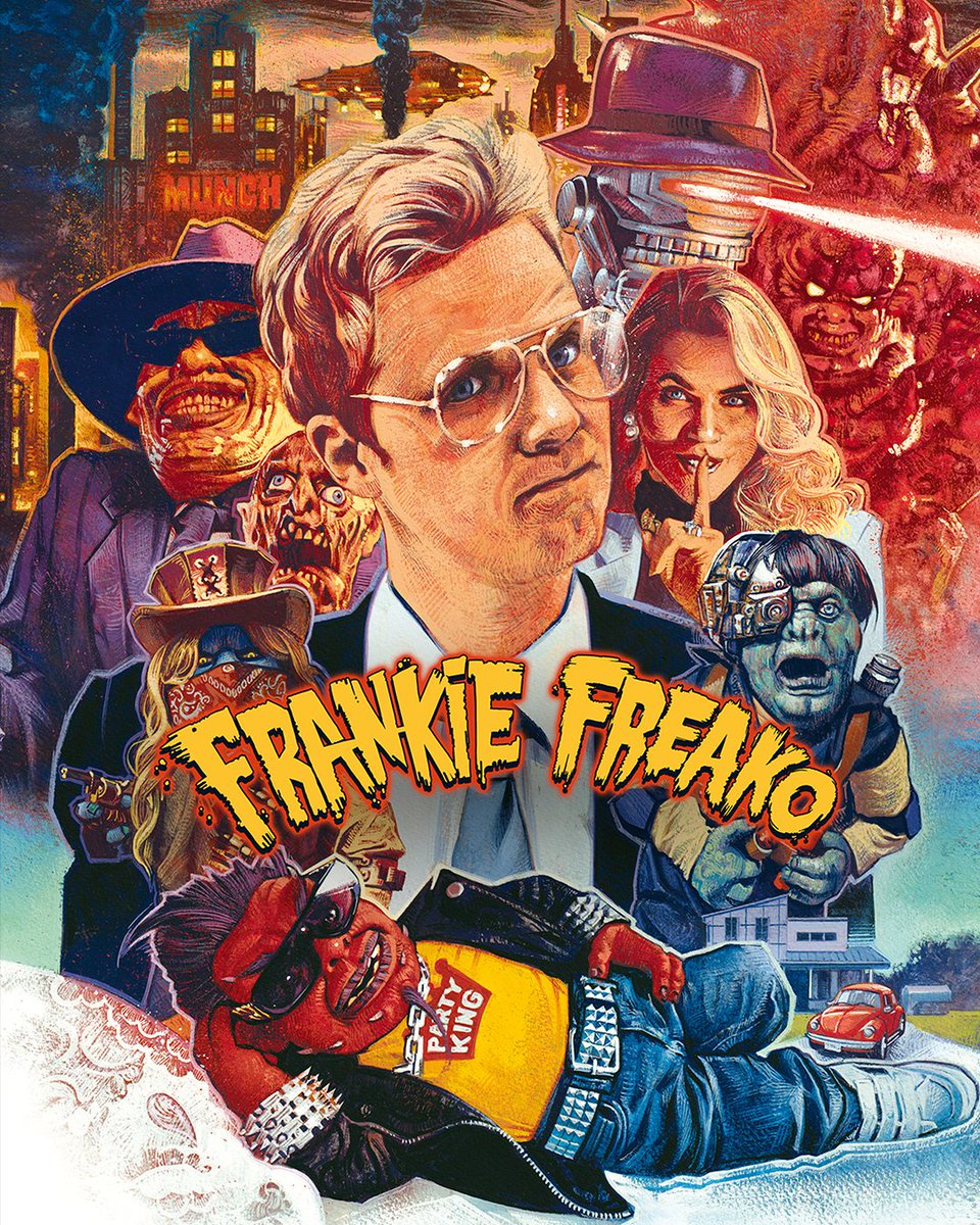 Shudder's tweet photo. A lonely office burnout dials a party hotline… and accidentally sparks an interdimensional war.

FRANKIE FREAKO is streaming now on Shudder. https://t.co/LNLbkIT9da