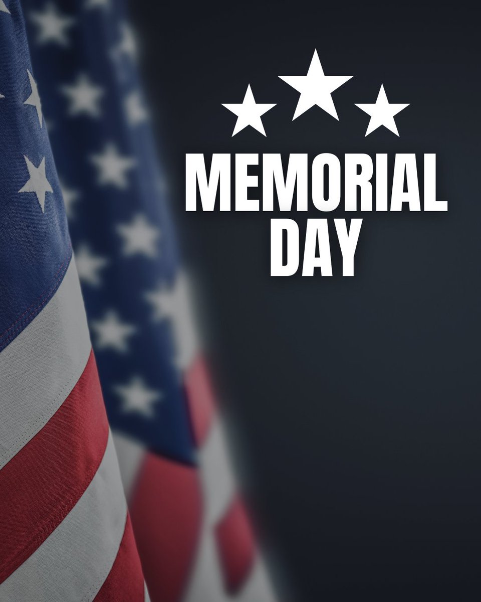 We wish everyone a safe and enjoyable Memorial Day