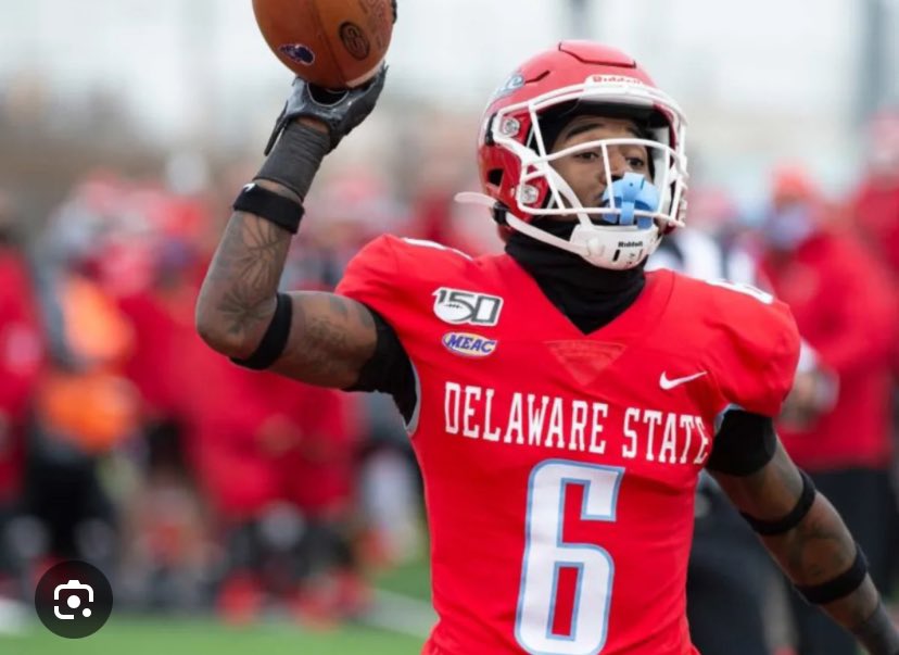 im extremely blessed to receive my 3rd division 1 offer from delaware state ❤️🩵