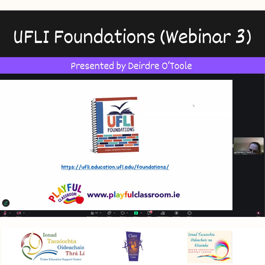 Navan Education Support Centre (@navanesc) on Twitter photo And that’s a wrap on the UFLI Foundations webinar series with Deirdre O'Toole.👏
A huge thank you to Deirdre for guiding us through all three insightful sessions with such expertise and clarity.
This series was brought to you in partnership with <a href="/TraleeESC/">Tralee Education Support Centre</a> and <a href="/ClareEdCentre/">Clare Education Centre</a> And that’s a wrap on the UFLI Foundations webinar series with Deirdre O'Toole.👏
A huge thank you to Deirdre for guiding us through all three insightful sessions with such expertise and clarity.
This series was brought to you in partnership with <a href="/TraleeESC/">Tralee Education Support Centre</a> and <a href="/ClareEdCentre/">Clare Education Centre</a>