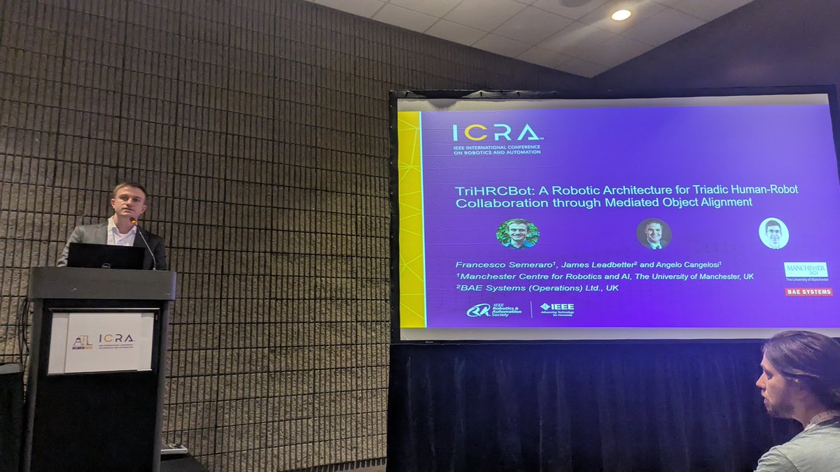 fran_semeraro's tweet photo. Two days ago, I presented our paper "TriHRCBot: A Robotic Architecture for Triadic Human-Robot Collaboration through Mediated Object Alignment" at #ICRA2025.

@ieee_ras_icra @corolab_UoM @OfficialUoM @BAESystemsAir @EPSRC https://t.co/8u9CIzsImL