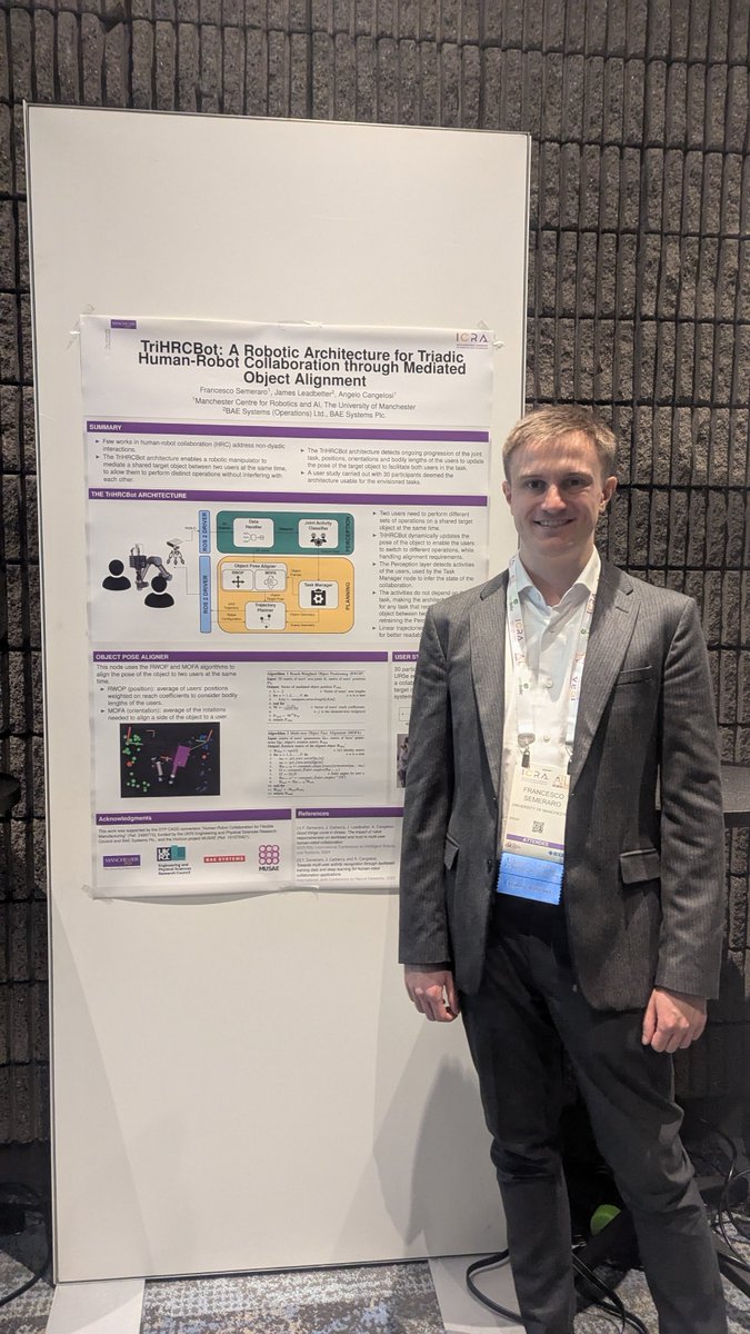 fran_semeraro's tweet photo. Two days ago, I presented our paper "TriHRCBot: A Robotic Architecture for Triadic Human-Robot Collaboration through Mediated Object Alignment" at #ICRA2025.

@ieee_ras_icra @corolab_UoM @OfficialUoM @BAESystemsAir @EPSRC https://t.co/8u9CIzsImL