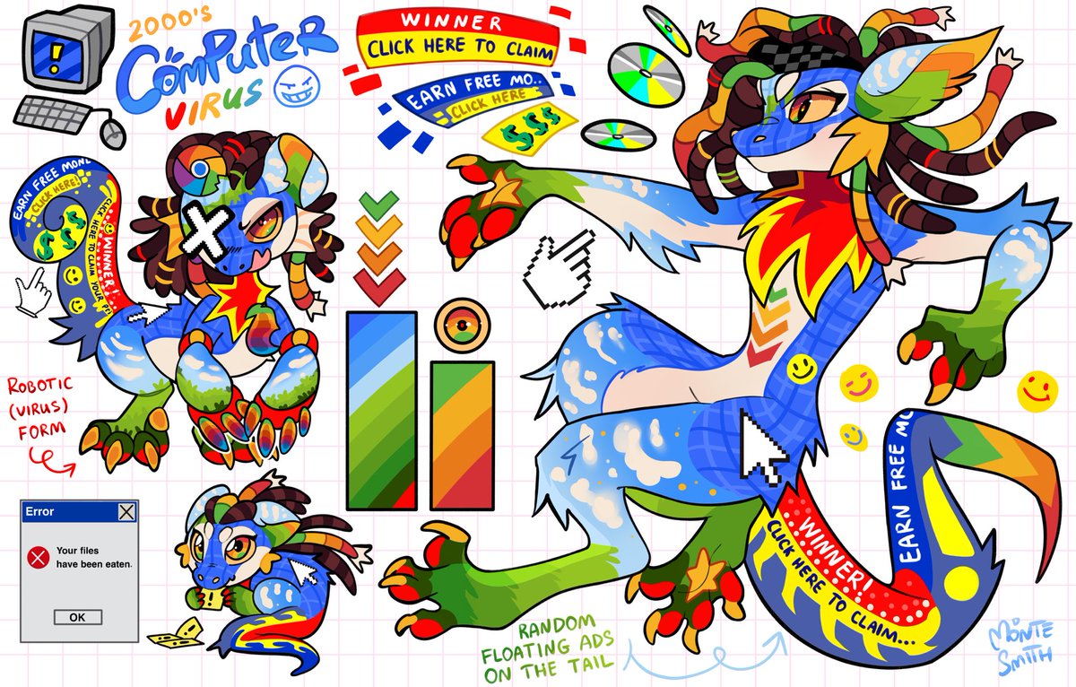 Computer virus raptor adoptable! 💿⚠️

SB: $50
MI: $1
AB: $600

Ends in 3 days after the last bіd! Pаyment via PаyPаl 💛