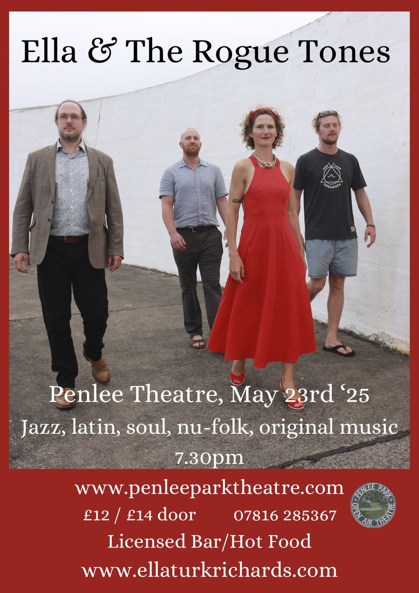 TOMORROW NIGHT : MAY 23rd 7.30pm we open SEASON2025 with ELLA &amp; THE ROGUE TONES. Let's open Summer! penleeparktheatre.com/events/ella-th…