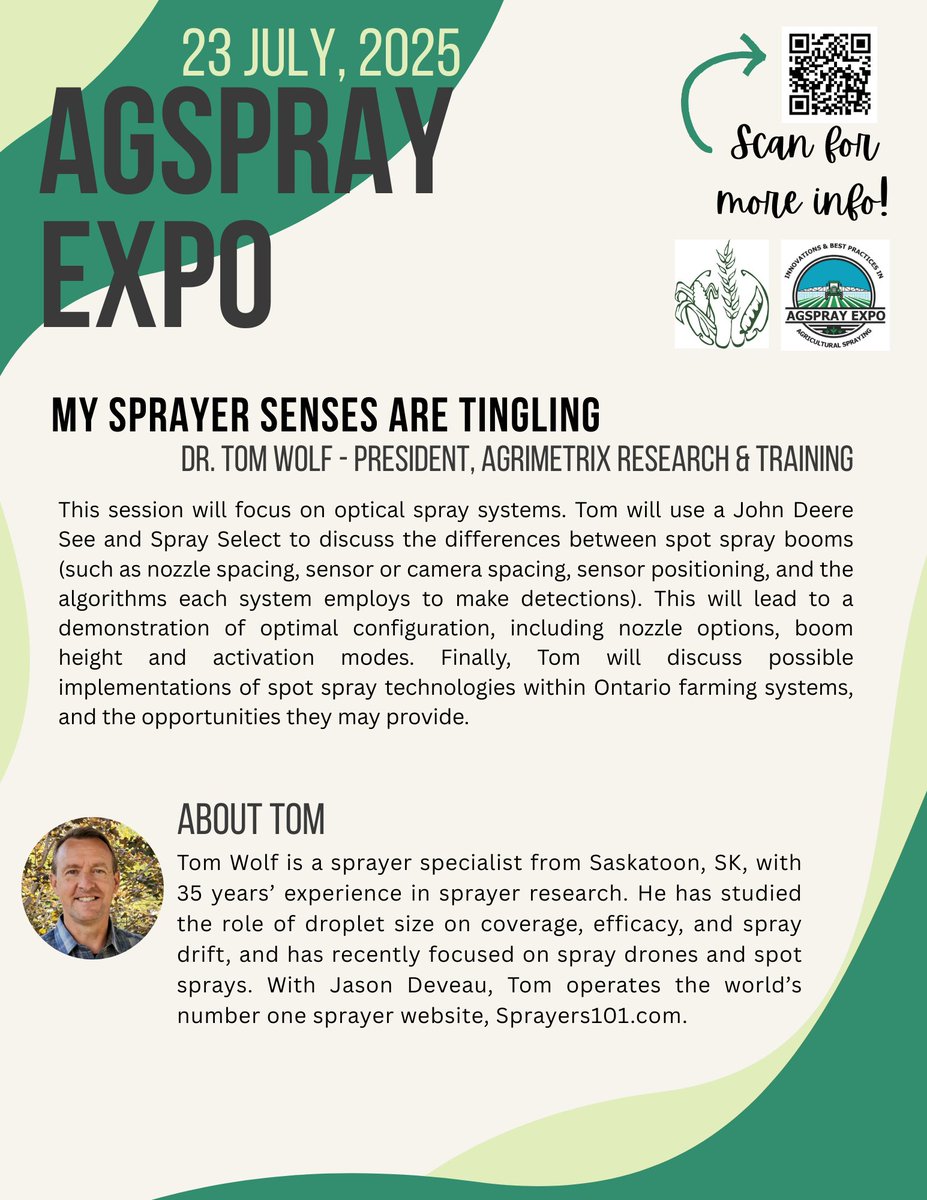 Are Your Sprayer Senses Tingling?? 

Join us July 23 for a MARVELous, action-packed day of sprayer demos, education sessions &amp; a chance to test-drive sprayers in the field! 

Full info &amp; registration found here: eocac.ca/agspray2025.php

Registration is limited, so don't delay!