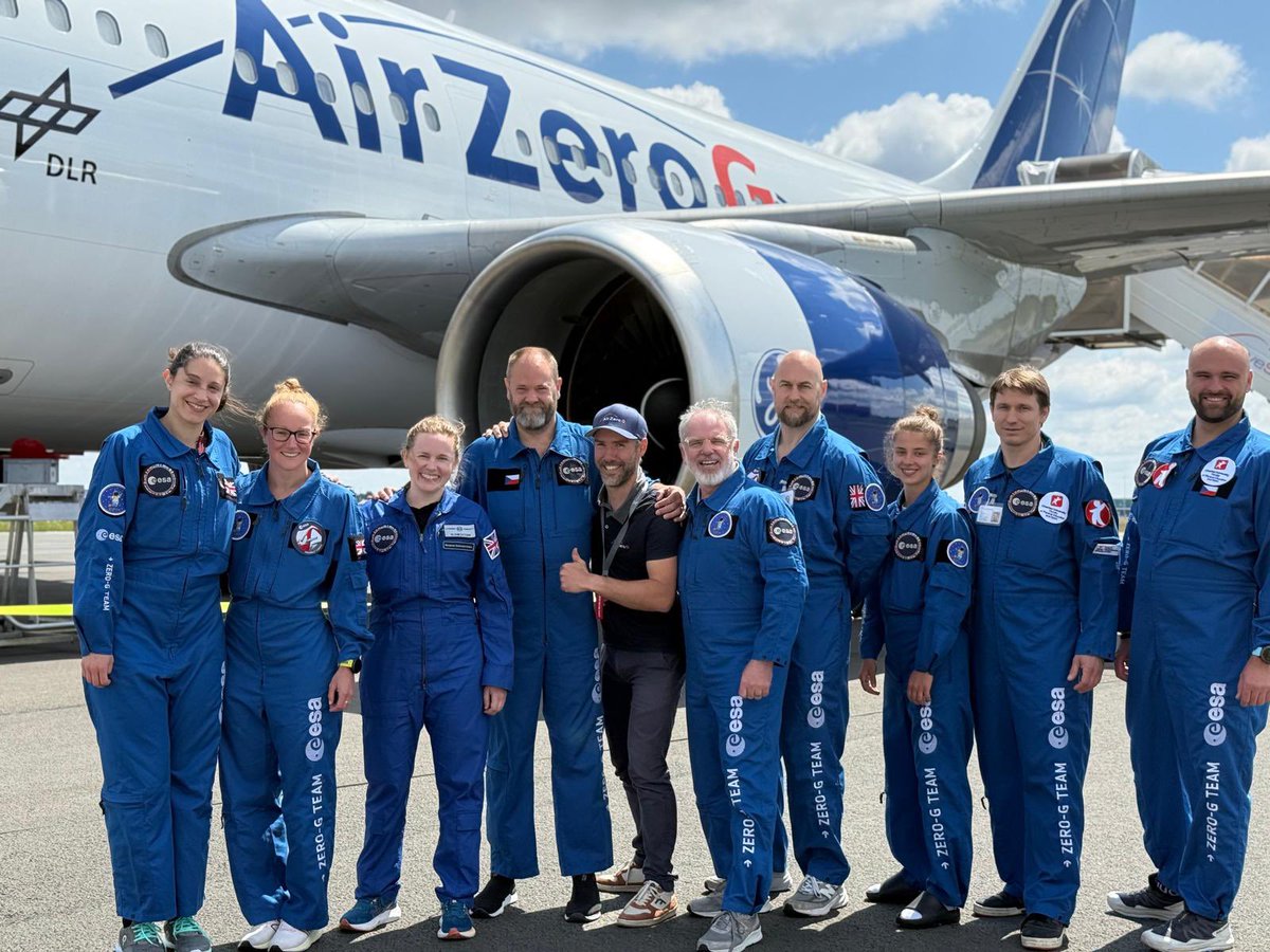 Dr Meganne Christian (@astro_meganne) on Twitter photo Zero-G testing campaign for the <a href="/HifimS/">hifim.space</a> exercise device complete!
Supported by <a href="/spacegovuk/">UK Space Agency</a> , flying aboard <a href="/AirZeroG/">Air ZeroG โ๏ธ</a>! Zero-G testing campaign for the <a href="/HifimS/">hifim.space</a> exercise device complete!
Supported by <a href="/spacegovuk/">UK Space Agency</a> , flying aboard <a href="/AirZeroG/">Air ZeroG โ๏ธ</a>!