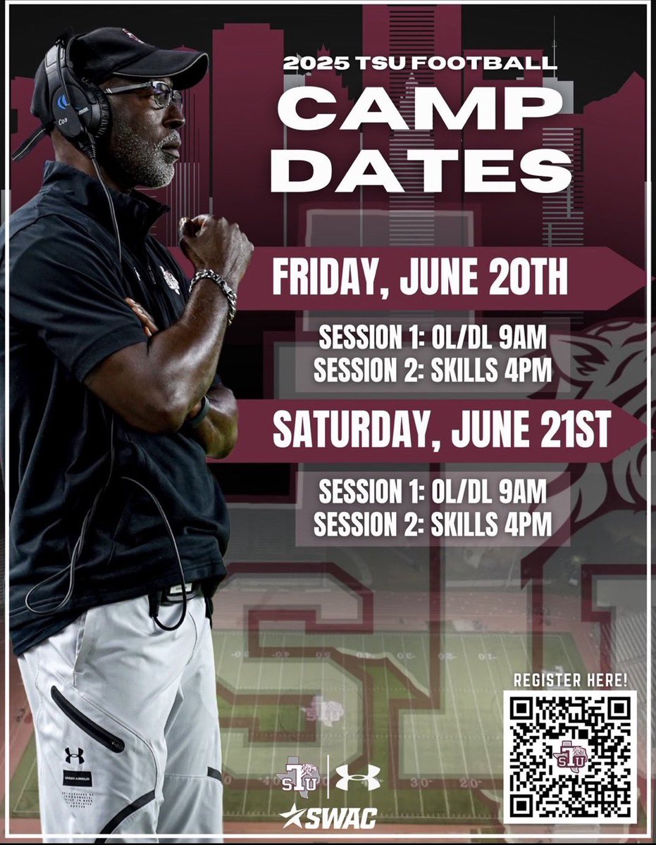 Cole Boyd 3⭐️ QB 2027 TX (@cole_boyd2027) on Twitter photo I appreciate the invitation from <a href="/_dantejr_/">Danté Proctor Jr</a> to the <a href="/TexasSouthernFB/">TexasSouthernFB</a> football camp‼️
<a href="/CalvinLDavis3/">Calvin L. Davis</a> <a href="/CoachZBirdwell/">Zach Birdwell</a>
<a href="/Coach_RickSmith/">Rickey smith</a> <a href="/CoachColeWills/">Cole Wills</a> <a href="/TiogaAthletics/">Tioga Athletics</a>
@ClubTioga <a href="/PrepRedzoneTX/">Prep Redzone Texas</a> <a href="/QBHitList/">QBHitList.com</a>
<a href="/On3Recruits/">On3 Recruits</a> <a href="/dctf/">Dave Campbell's Texas Football — TexasFootball.com</a> <a href="/PierceHull43/">Pierce Hull</a>
<a href="/Elite11/">Elite11</a> <a href="/ScottRapp17/">Scott Rapp</a> <a href="/CoachRuggles/">Coach Ruggles</a> I appreciate the invitation from <a href="/_dantejr_/">Danté Proctor Jr</a> to the <a href="/TexasSouthernFB/">TexasSouthernFB</a> football camp‼️
<a href="/CalvinLDavis3/">Calvin L. Davis</a> <a href="/CoachZBirdwell/">Zach Birdwell</a>
<a href="/Coach_RickSmith/">Rickey smith</a> <a href="/CoachColeWills/">Cole Wills</a> <a href="/TiogaAthletics/">Tioga Athletics</a>
@ClubTioga <a href="/PrepRedzoneTX/">Prep Redzone Texas</a> <a href="/QBHitList/">QBHitList.com</a>
<a href="/On3Recruits/">On3 Recruits</a> <a href="/dctf/">Dave Campbell's Texas Football — TexasFootball.com</a> <a href="/PierceHull43/">Pierce Hull</a>
<a href="/Elite11/">Elite11</a> <a href="/ScottRapp17/">Scott Rapp</a> <a href="/CoachRuggles/">Coach Ruggles</a>