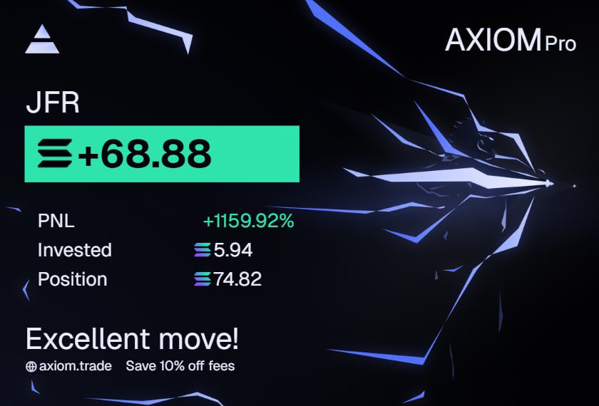 raidersdiary's tweet photo. If you’re using Axiom but not this bot, you’re wasting money!

I've been using a powerful Extension Bot that buys and sells for me automatically, and it’s been making serious profit with minimal effort.

Here’s what it does:
✅ Instantly reacts to market signals
✅ Buys low, sells high — fast
✅ Helps you stay ahead of every pump/dip
✅ Works directly inside your Axiom interface

Why struggle manually when automation is winning?
I’m using it and seeing results — daily profits and less stress.

Want to start using it?
DM me for access and setup!

Let’s trade smarter, not harder.
@SAVEUS @JFR @INF @ASKJ @SWARMS