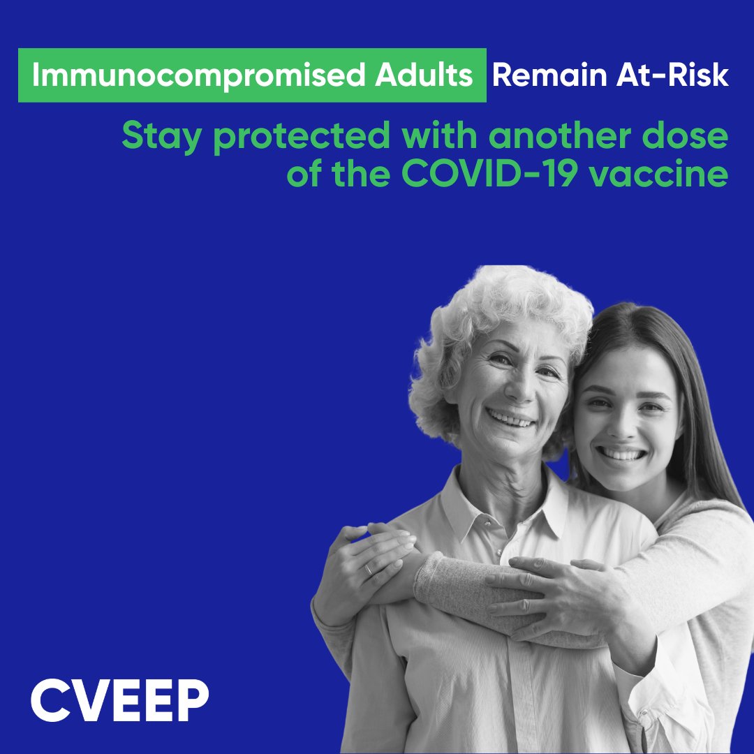 Sepsis Alliance (@sepsisalliance) on Twitter photo When your immune system is weakenedābecause of a medical condition, medications, or treatments that suppress itāyouāre considered immunocompromised. That means itās harder to fight off infections like COVID-19. Extra vaccine protection can help. <a href="/CVEEPSocial/">Champions for Vaccine Education, Equity + Progress</a> explains why: When your immune system is weakenedābecause of a medical condition, medications, or treatments that suppress itāyouāre considered immunocompromised. That means itās harder to fight off infections like COVID-19. Extra vaccine protection can help. <a href="/CVEEPSocial/">Champions for Vaccine Education, Equity + Progress</a> explains why: