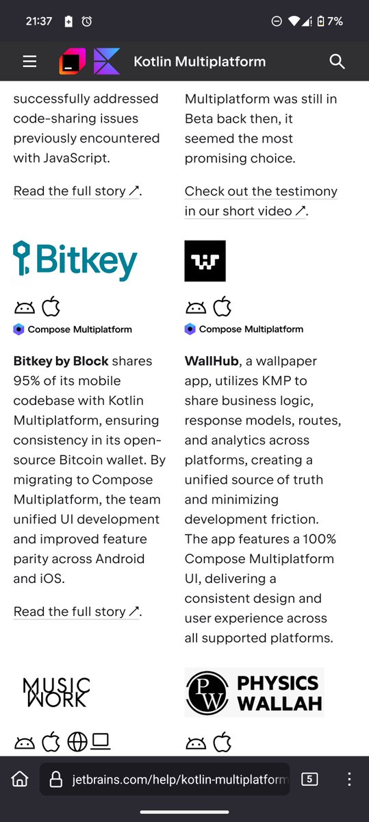 funky_muse's tweet image. My app is in the case studies, well they forgot that actually KMP powers backend, you don&apos;t need anymore proof that KMP/CMP is production ready.

#AndroidDev #kotlinmultiplatform #KMP #cmp #compose