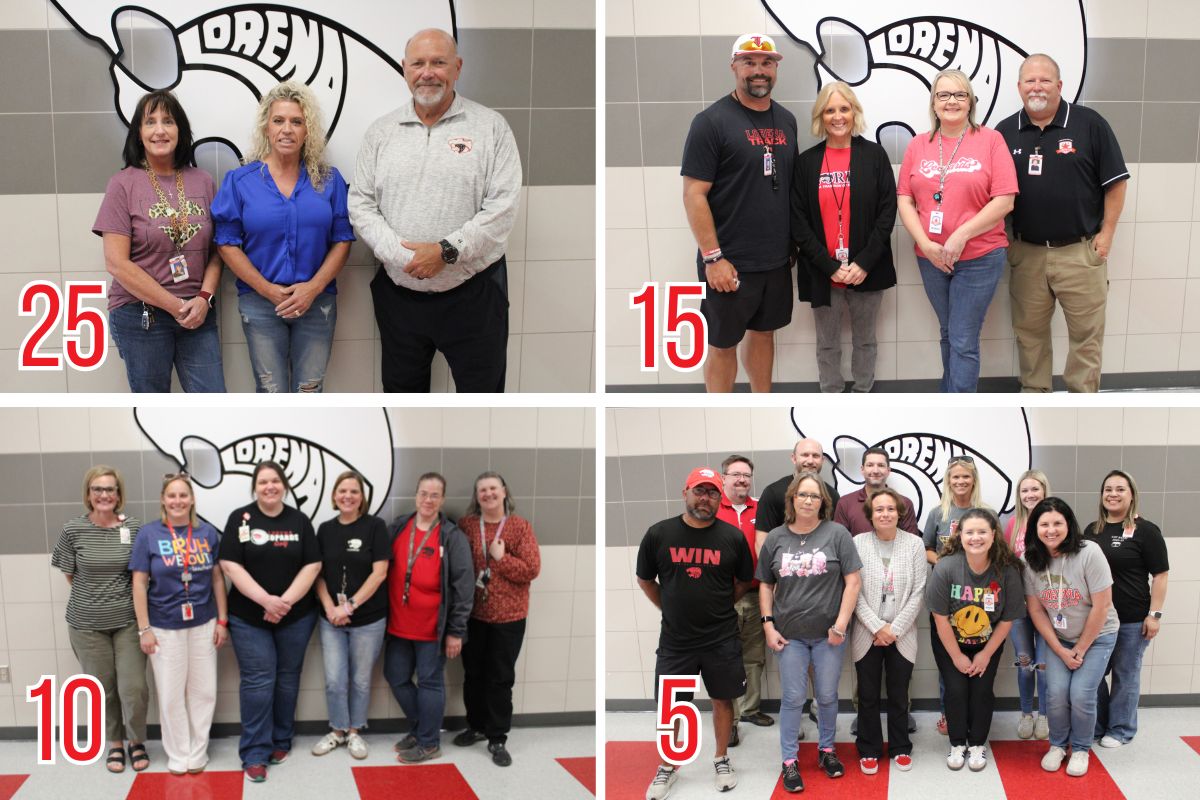 Congratulations to the LISD staff members who received their service milestone pins.

Thank you for your years of hard work and dedication to LISD!

#TheLeopardWay