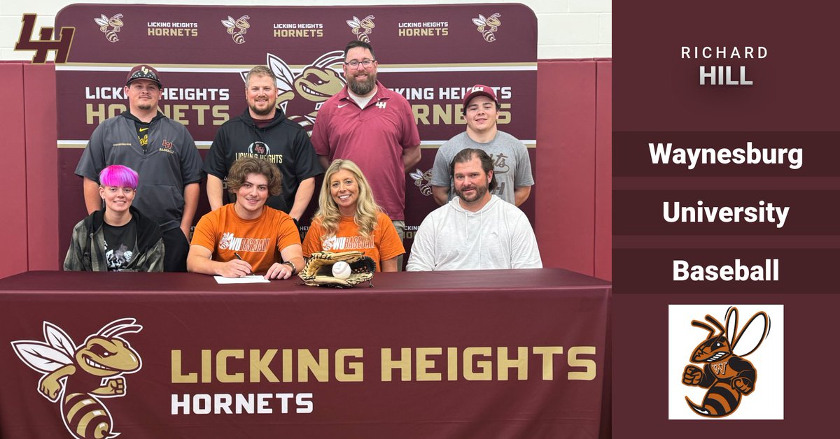 Congratulations to Richard Hill!! He will be continuing his academic and baseball careers at Waynesburg University!! #Signed #LHPride #LetsGoYellowJackets #PACbaseball