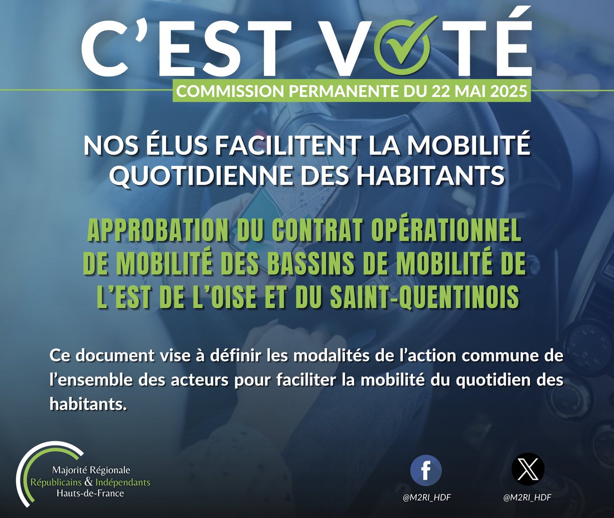 🚦 Mobilité : un cap historique franchi pour l’Est de l’Oise et le Saint-Quentinois avec les Contrats Opérationnels de Mobilité ! 🚉

👉 C’est une avancée concrète, utile et attendue pour nos territoires