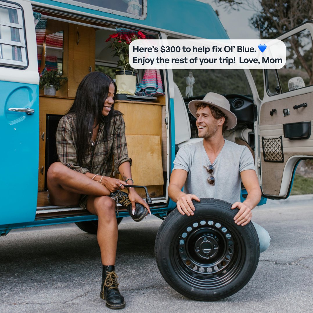 Unexpected expenses? No problem! 💸

Whether you're lending a hand or needing a little help, Zirtue makes loans between loved ones easy and stress-free. 🤝

With instant access to funds, you’ll be back on the road in no time. 🚙