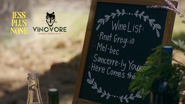 jessplusnone's tweet image. #Wine, #cheese, and a #movienight with #friends sound good? Watch #JPNmovie, and order wine from @VinovoreLA! An amazing women-owned business in LA (they even let us use some in our movie)!
Disclaimer: The wine list shown is fictional and was designed for the narrative.