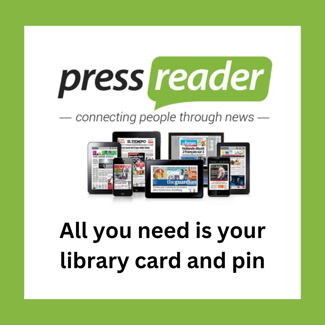 Oxted Library (@oxtedlibrary) on Twitter photo Stay connected to the world with <a href="/PressReader/">PressReader</a> - access newspapers and magazines from 120+ countries, all in one place. Read the headlines as they’re printed across the globe. All free with your <a href="/SurreyLibraries/">Surrey Libraries UK</a> card! Stay connected to the world with <a href="/PressReader/">PressReader</a> - access newspapers and magazines from 120+ countries, all in one place. Read the headlines as they’re printed across the globe. All free with your <a href="/SurreyLibraries/">Surrey Libraries UK</a> card!