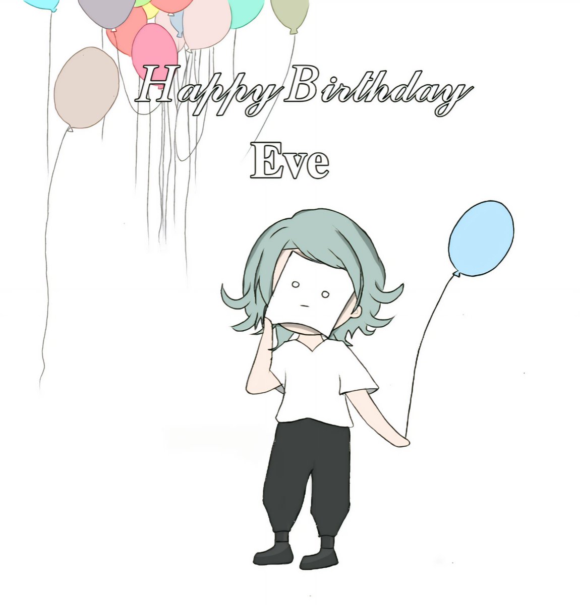 No0dle_Ch0co's tweet photo. お誕生日おめでとうEveさん！🎂🥳
#Eve家
#Eve誕生祭2025
#Eveくん誕生祭2025 https://t.co/KcGl3ZJTPI