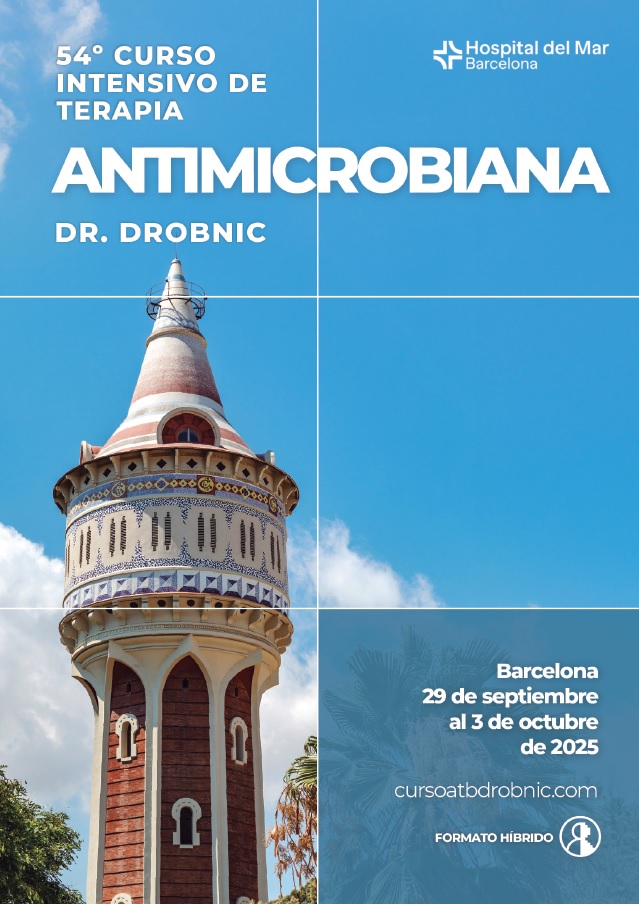 Hospital del Mar (@hospitaldelmar) on Twitter photo 🆕 54 Curs intensiu de Teràpia Antimicrobiana #DrDrobnic
🗓️ 29 setembre al 3 octubre
📍 Sala Josep Marull
✍️Inscripcions obertes
#CursDrobnic <a href="/jhorcajada/">Juan Pablo Horcajada</a> <a href="/robertoguerri/">Robert Güerri</a> <a href="/santi_grau/">Santi Grau</a> <a href="/MilaMontero7/">Mila Montero</a> <a href="/SorliLuisa/">Luisa Sorli Redo</a> <a href="/HernandoKnobel/">Hernando Knobel</a> <a href="/villarjud/">Judit Villar</a> <a href="/Fundacio_Lluita/">Fundació Lluita contra les Infeccions</a>
hospitaldelmar.cat/ca/agenda/view… 🆕 54 Curs intensiu de Teràpia Antimicrobiana #DrDrobnic
🗓️ 29 setembre al 3 octubre
📍 Sala Josep Marull
✍️Inscripcions obertes
#CursDrobnic <a href="/jhorcajada/">Juan Pablo Horcajada</a> <a href="/robertoguerri/">Robert Güerri</a> <a href="/santi_grau/">Santi Grau</a> <a href="/MilaMontero7/">Mila Montero</a> <a href="/SorliLuisa/">Luisa Sorli Redo</a> <a href="/HernandoKnobel/">Hernando Knobel</a> <a href="/villarjud/">Judit Villar</a> <a href="/Fundacio_Lluita/">Fundació Lluita contra les Infeccions</a>
hospitaldelmar.cat/ca/agenda/view…