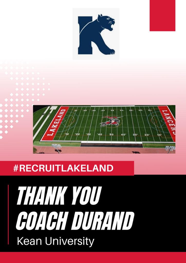 Lakeland Lancers Football (@lakeland_fb) on Twitter photo Thank you <a href="/CoachEvanDurand/">Evan Durand</a> and <a href="/KUFootball212/">Kean University Football</a> for meeting with our student-athletes <a href="/LakelandRHSNJ/">Lakeland Athletics</a> this morning! 🏈 Thank you <a href="/CoachEvanDurand/">Evan Durand</a> and <a href="/KUFootball212/">Kean University Football</a> for meeting with our student-athletes <a href="/LakelandRHSNJ/">Lakeland Athletics</a> this morning! 🏈