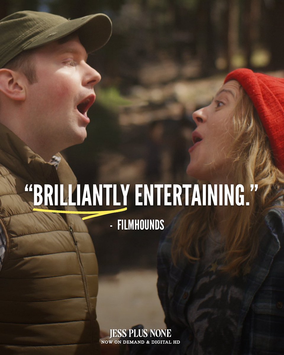 jessplusnone's tweet image. See the movie critics are raving about! #JessPlusNone