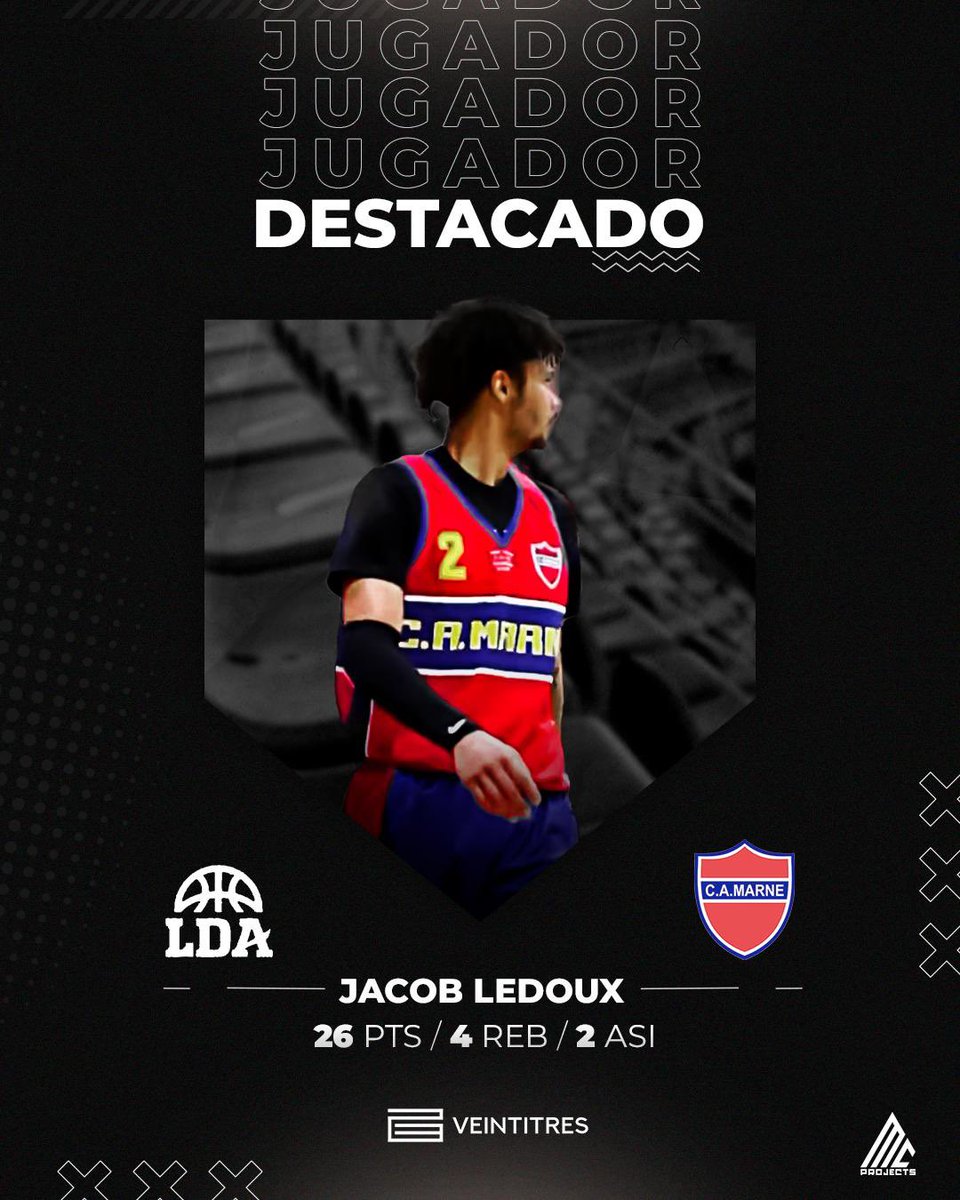 📍LDA 🏀🇺🇾

Fecha #2
<a href="/ca_marne/">C.A.Marne</a> 🆚 <a href="/clubaatenas/">Club Atlético Atenas</a> 

👉🏼Jacob🔥

Season 2025