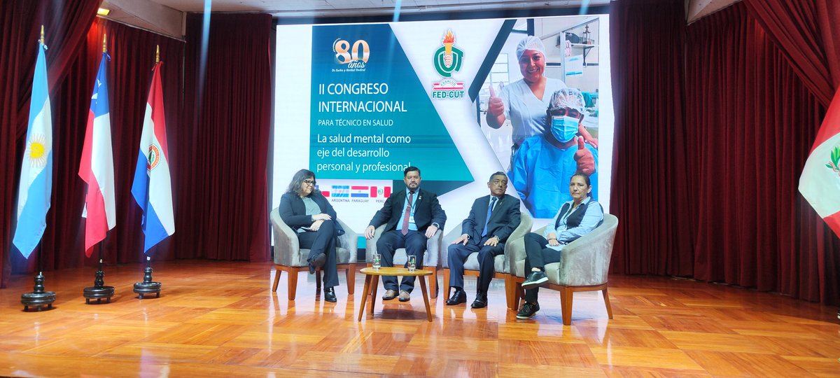 FedCut's tweet photo. #EducacionFEDCUT 🚨Se inició el II Congreso Internacional  para técnicos en salud .La salud mental como eje de desarrollo personal y Profesional #FEDCUT https://t.co/3uZz7mUMCH