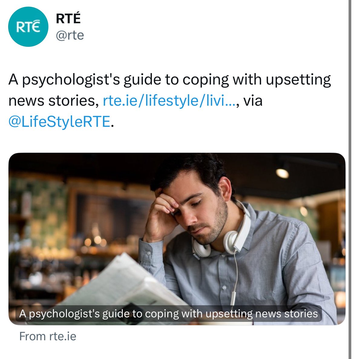 Step 1: Avoid RTE’s pro-Fianna Gael editorial position 
Step 2. Avoid RTE’s liberal lifestyle horseshit
Step 3. See steps 1 and 2