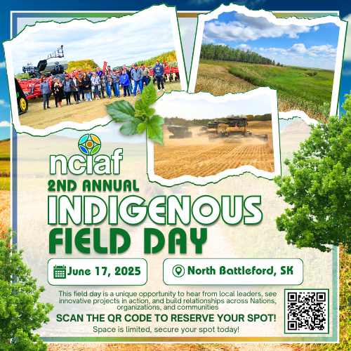 You’re invited to our 2nd Annual #IndigenousFieldDay! 🌾 Celebrate Indigenous-led ag &amp; food solutions, tour Thunder Farms, &amp; join hands-on learning.

📅 June 17, 2025 | 📍 Thunderchild First Nation

Register here: nciaf.ca/events/2nd-ann…

#NCIAF #NourishingNations