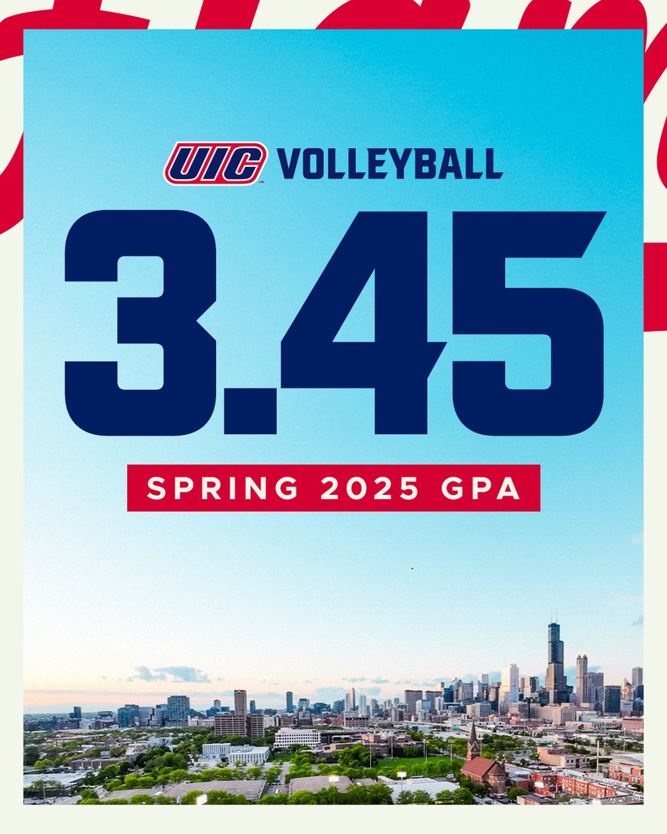 UIC_Volleyball's tweet image. Dominating on the 🏐 court and in the classroom!
#ChicagosCollegeTeam 🔥