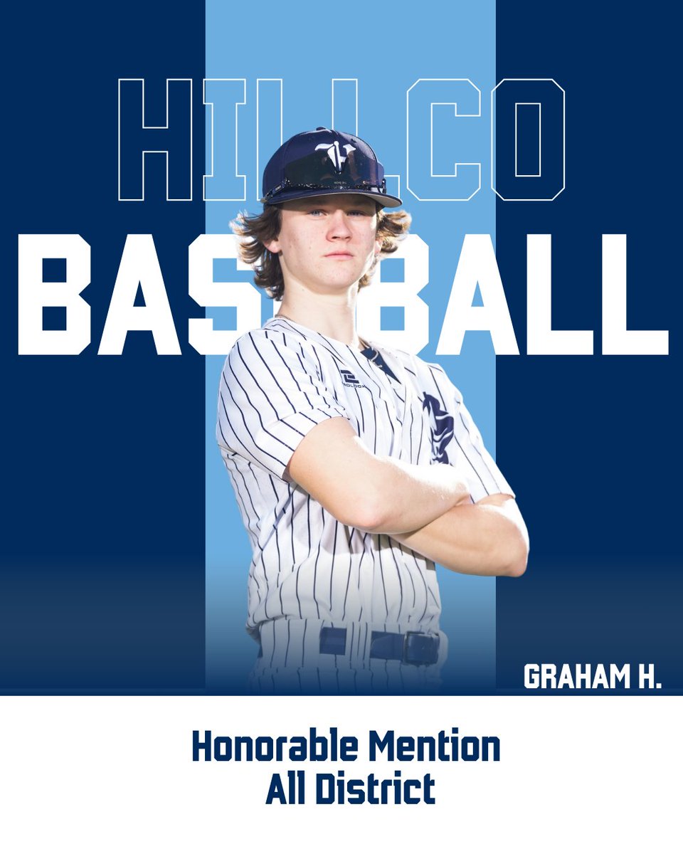 Congratulations to members of our Area Finalist and District Champion Baseball Team as they racked up post season awards. We are all so proud of you and what the team accomplished this season! Go, Knights! #HillCoAthletics