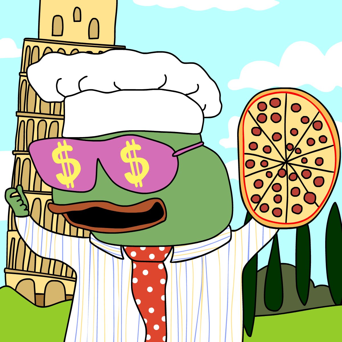 WEPEToken's tweet photo. Happy Bitcoin Pizza Day mfs. 🐸⚔️ https://t.co/Yf2CViOkvC