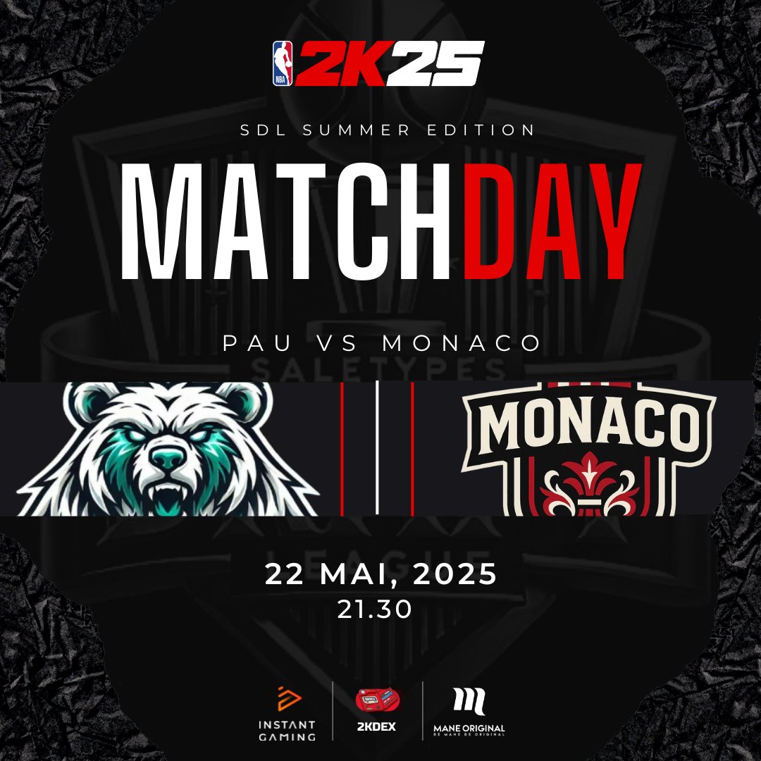 𝐑𝐄𝐍𝐃𝐄𝐙-𝐕𝐎𝐔𝐒 𝐂𝐄 𝐒𝐎𝐈𝐑 𝐀 𝟐𝟏𝐇𝟏𝟓 🕒
<a href="/Pau_SDL/">Pau SDL</a> 🆚 <a href="/MonacoSDL/">Monaco SDL</a>