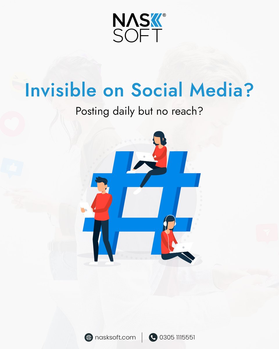 nasksoft's tweet image. Posting daily but getting ghosted by the algorithm? 👻
NaskSoft builds content that gets seen &amp;amp; gets results.
📞 0305 1115551 | 🌐 nasksoft.com
💬 WhatsApp: shorturl.at/KN7hl

#SocialMediaMarketing #ContentCreation #BeatTheAlgorithm #DigitalGrowth #NaskSoft