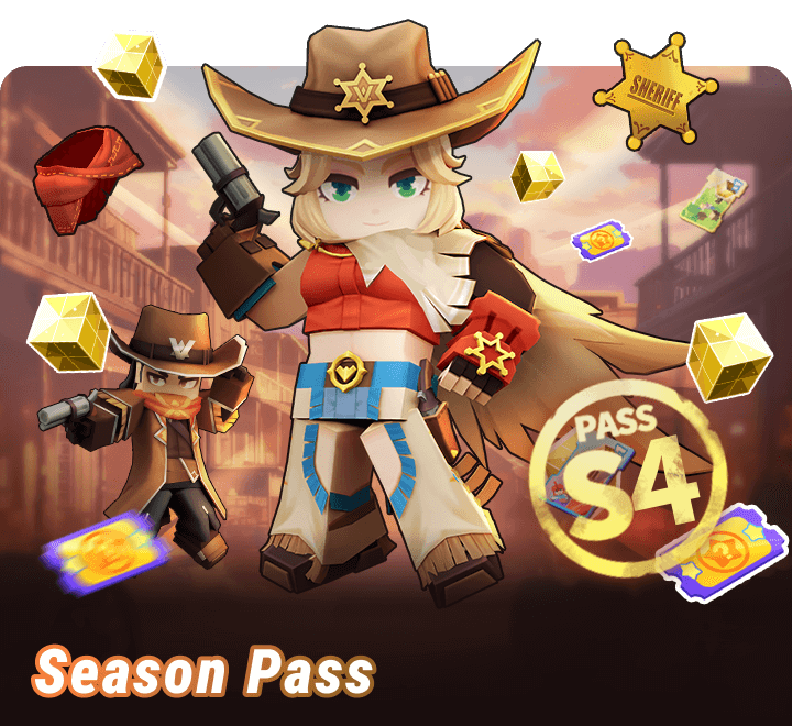 Blockmanfirst's tweet photo. Season Pass / 4 is online now 🔫
We can get a lot of decorations and items by completing daily tasks. Let's go and get them 🐴 #blockmango #blockman #seasonpass #game #minestyle #mmorpg #dressinggame https://t.co/e6ZQV6zS35