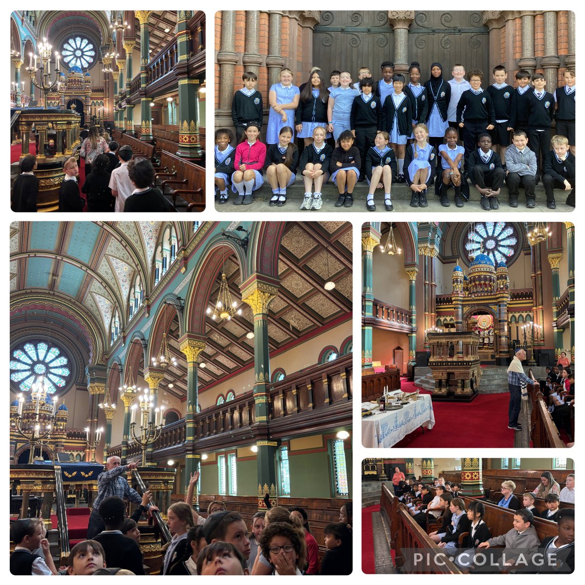 This week, we have been to visit Princes Road Synagogue to discover more about the Torah, as part of our RE unit on Holy Books. The children were mesmerised by the stunning architecture and enjoyed listening to our guides, who explained all about their Jewish faith and worship.😀