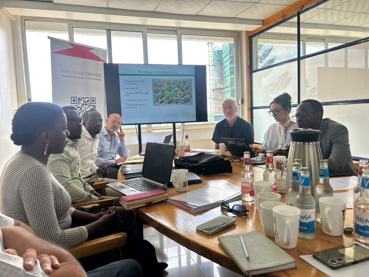 Munyax Eco joined this week's roundtable at EBCR, led by Martlesham - Tangmere, to strengthen collaboration in Rwanda’s agriculture sector. We're committed to sustainable agri-solutions. 

Proud to be part of this collaborative effort!

#SustainableFuture #Munyaxeco
