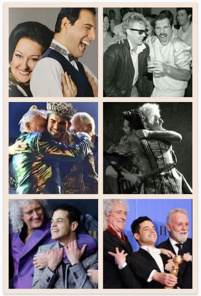 Hoje, DIA DO ABRAÇO... ☺️

Aqui, belas lembranças... 💞
Montserrat que abraça Freddie...
Freddie que abraça Roger...
Roger que abraça Adam ...
Adam que abraça Brian...
Brian que abraça Rami... 😍
Rami que abraça Queen... 
💞💓💞

Via Joana D'arc Correa

Denise