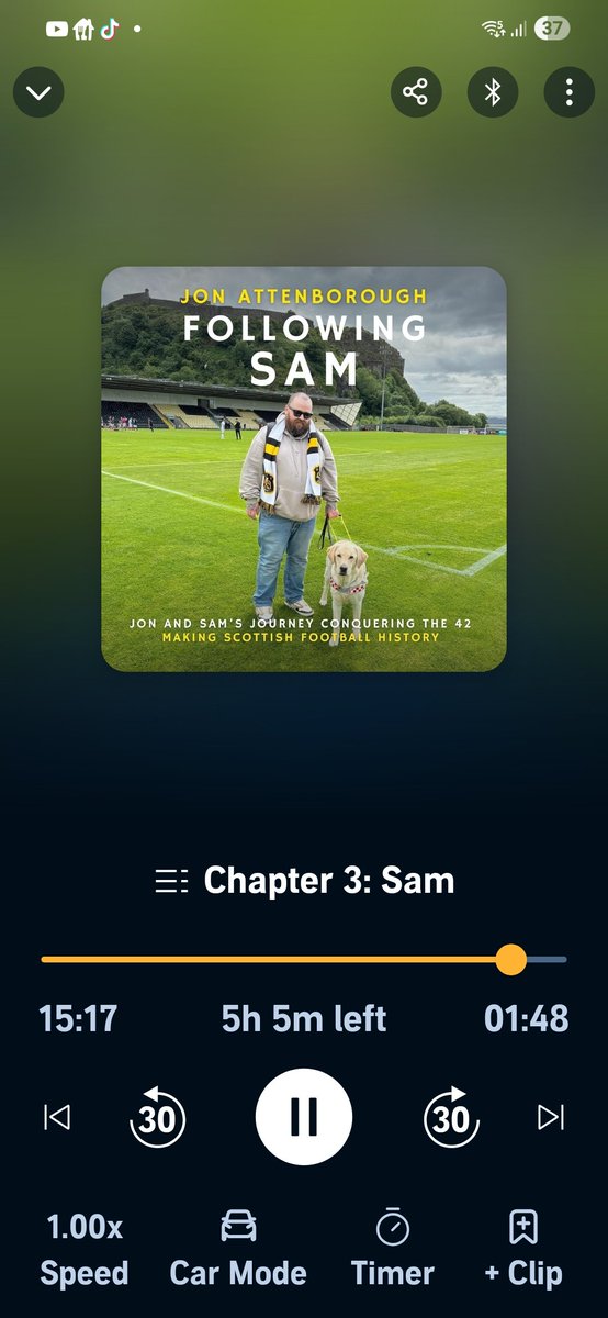 Alex Ramzan (@mralexramzan) on Twitter photo Been listening to #FollowingSam by <a href="/JonAttenborough/">Jon Attenborough</a> this morning! Only three chapters in! But as a Visually Impaired Person with a Guide Dog and a football fan also I can't agree more with everything so far!!
Can't wait to listen to rest of this amazing book!
#Audible Been listening to #FollowingSam by <a href="/JonAttenborough/">Jon Attenborough</a> this morning! Only three chapters in! But as a Visually Impaired Person with a Guide Dog and a football fan also I can't agree more with everything so far!!
Can't wait to listen to rest of this amazing book!
#Audible