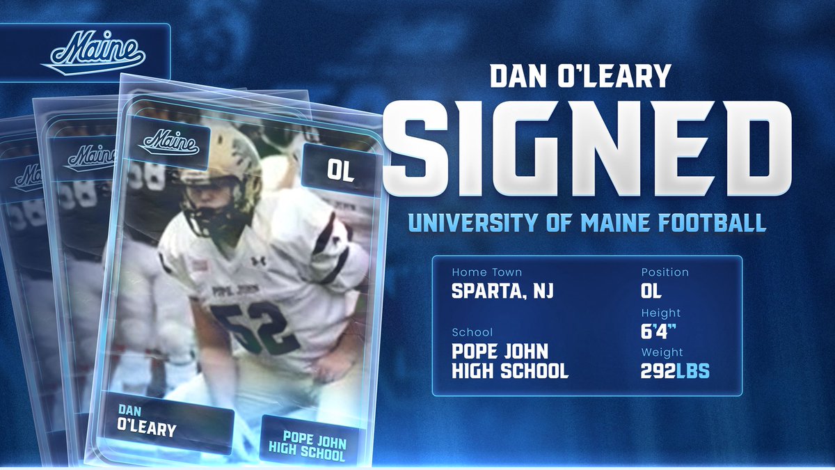 𝙎𝙩𝙧𝙚𝙣𝙜𝙩𝙝 𝙞𝙣 𝘽𝙧𝙤𝙩𝙝𝙚𝙧𝙝𝙤𝙤𝙙 

Dan O’Leary
6’4” | 292lbs | OL
Sparta, N.J. (Pope John High School)

#BlackBearNation | ⬆️