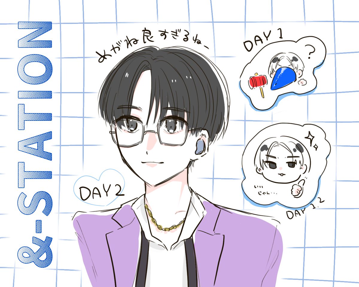 S2_moon_44's tweet photo. &amp;-STATION　👓🐰
ほぼメガネの記憶しかない()
#EUNHYUK 
#ANNIE_STATION https://t.co/ViNOr3nloz