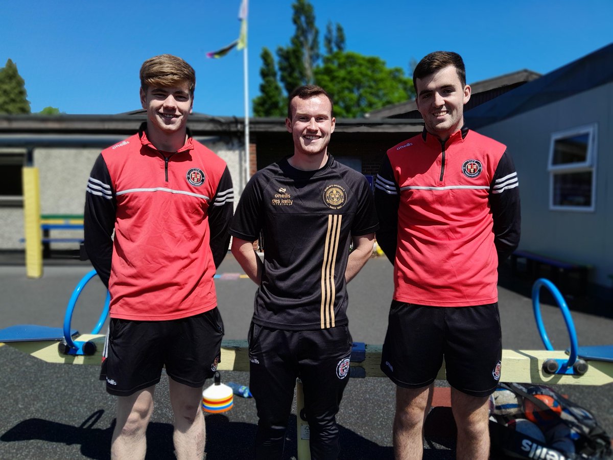 We had a brilliant visit recently to St. Joseph's in Drumcondra ⚽️St. Joseph's is a school for children with a visual impairment &amp; we were delighted to spend the day with the students and staff playing football with our specific VI equipment 🔴⚫️