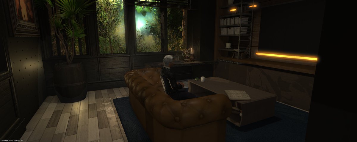 Lambert_Goo's tweet photo. もこさんの新作ハウス、
『Villa del Bosque』を改めて探索へ・・・
木目が苦手とはとても思えない。。。
森の景色に癒され、明日も仕事頑張れそうですww
#FF14 #RooMoco https://t.co/1DTxjKKImf
