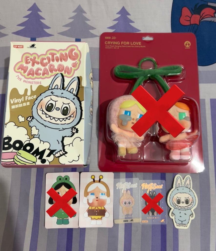 wts labubu n crying
- v1 sealed
- baba
- seasalt
- bee

id.shp.ee/siGfR3J
