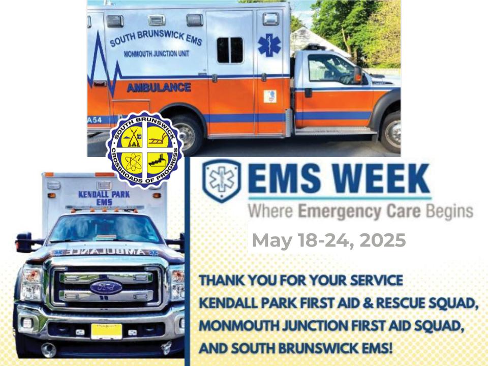 SoBrunswickTwp's tweet image. This #EMSWeek, we honor the dedication, courage, and tireless efforts of EMS providers who work every day to protect the health, safety, and well-being of our communities. Thank you for your service and commitment to saving lives.